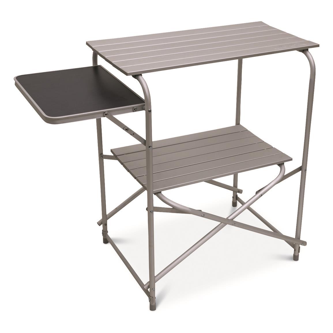 Multi-tier folding table